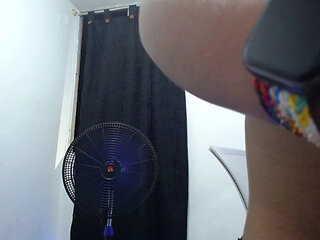 "My first show in front of the webcam - Undressing for you"
