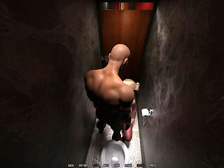 Surprise for My Wife: Cuck Husband Watches His Wife Deepthroating Bbbc in the Toilet - Episode 7