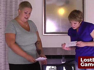 The Final Strip Game Loser, Left in Just Her Bra