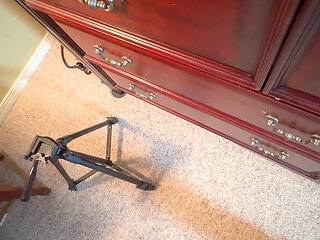 Mature Wife Masturbates and Fucks Doggy Style