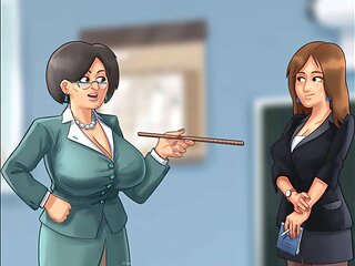 Summertime saga, fucking cartoons, school