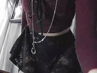 The dark sensuality of a girl with small tits and petite body