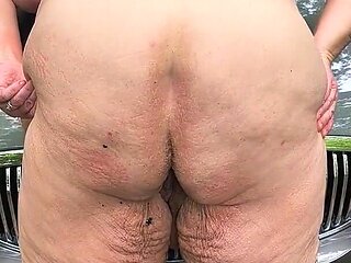 Mr Grey Took Miss Hallway to the Woods to Spank Her Big Ass Hard