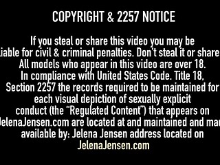 Watch engaging Jelena Jensen and Alice Wonder's action
