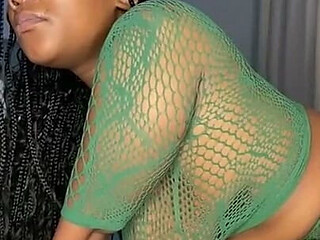 Ebony BBW Striptease & Multiple Squirt Masturbation