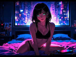 PMV - Neon Cyberpunk Hentai Girl [AI]