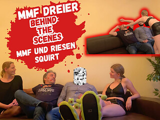 Behind the Scenes at the Porn Shoot! MMF with Emma Style as Cinematographer