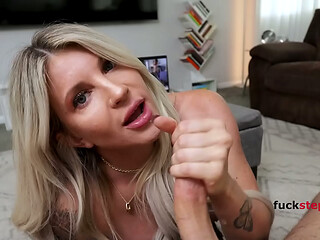MILF Stepmom Can'_t Keep Dodging How Much That Video Turned Her On