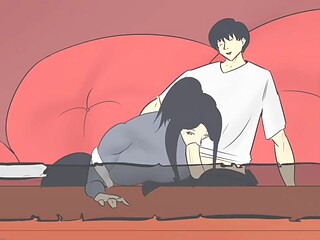 Sexy big boobs and big ass lady fucks her clients - gameplay