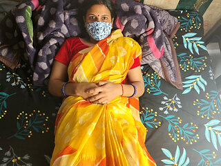 Pooja Bhabhi enjoying sex with her husband after 1 month.