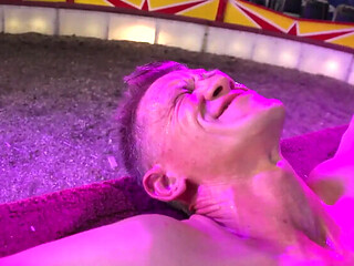 Tattooed MILFs DP and Suck Cock in Wild Circus Threesome