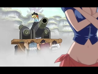 Nico robin gives her panties to a pervert