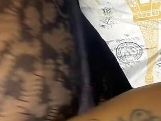 Ebony Busty Slut Stretching Out