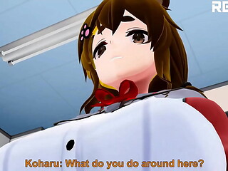 (MMD Giantess) Kemosuku! Three Dream