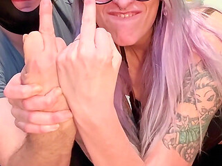 6'7 Giantess Hands Completely Dwarf His Tiny 6'3 Man Hands - Palm-to-palm Size Humiliation