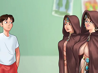 Summer time saga with big boobs exposed