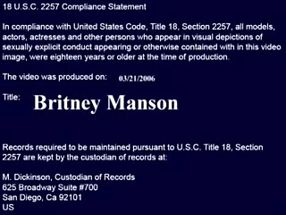 Curvy Britney Manson gives a deepthroat blow job to her well-endowed