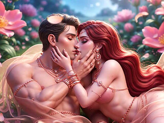 Extreme Close-Up Desi Kissing - Gold Jewelry Mein Sexy Indian Girl Aur Handsome Boy Ki Full Romantic Night