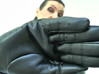 Exciting Leather Scents! Sniff My Gloves! Lady Victoria Valente