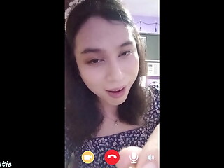 DaniTheCutie is your beautiful long distance girlfriend in this video call