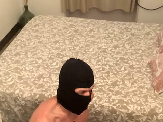 Masturbation when the maid is at home