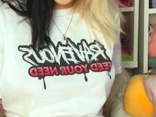 Sexy amateur blonde fingers and toys her wet pussy