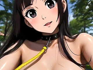 POV of Pleasing Your Big Breast Stepdaughter in Public Park