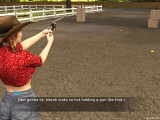 Secret summer date with a sexy redhead Nora