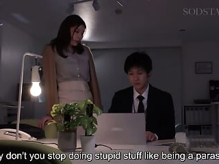 Busty Rei Kamiki enjoys an intimate session with English subtitles