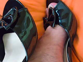 My new black mules