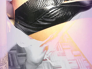 sissy slut shemale KANDI DOES DOUBLE DILDO ANAL GAPE ASS PLAY