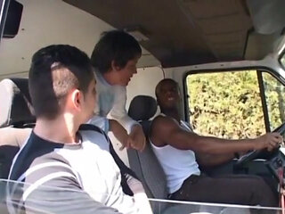 Pick up for 3some anal fuck