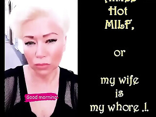 Married whore Aimee gives a wild and wet blowjob before getting her big,