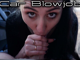 [4k - Remastered] Car Blowjob in the Middle of Nowhere