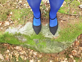 High heels into the forest. (Clean version)