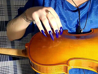 Blue Nails and a Violin