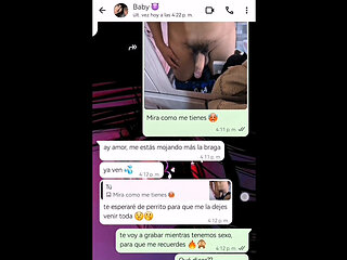 Hot Whatsapp Conversation with My Girlfriend's Ends in Happy Ending - Nati Sweet - Natasha Caseros