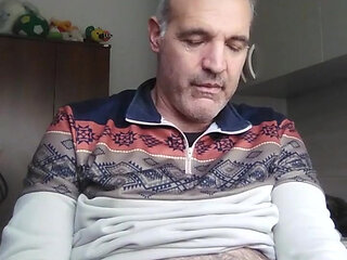 A Stepfather Teaches His Stepson to Masturbate His Teen Cock