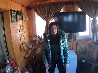 Cheating wife dance for husband friend 229- previewToday my husband is away on a trip. His friend also lied and left hom ...