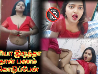I Gave a Hot Punishment to the Delivery Guy Who Peeked on Me - Tamil Erotic Video with Loud Moaning