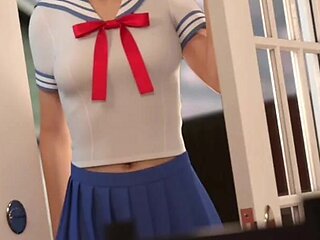 Stepsister Catches Stepson Fucking Hot MILF Stepmom in Bedroom