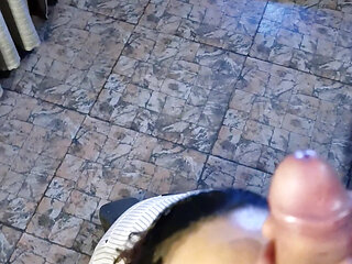Argentinian Slut Swallows a Big Fat Cock