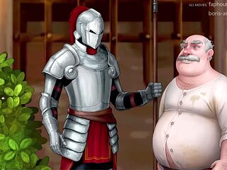 Epic cartoon adventure featuring Boris and Zoya in wild hentai escapades