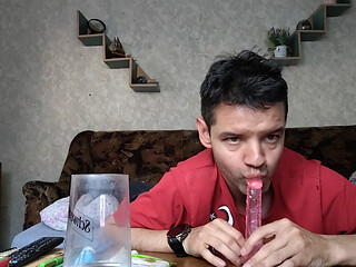 Dildo blowjob