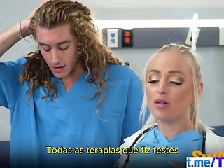 Enfermeira E Madrasta Dando Tratando Com Garoto Recem Machuado LEGENDADO