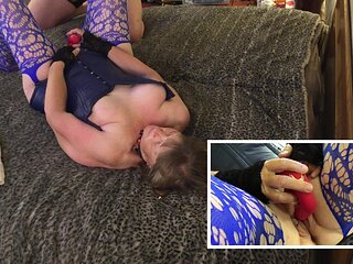 Grannys Clit and Pussy Vibrator Masturbation & Orgasms