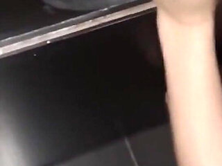 Giving Blowjob to Stranger at Gloryhole Today in Front of the Tame Cuckold