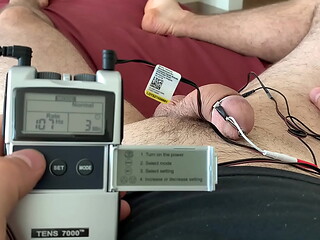 Estim orgasm attempt 2