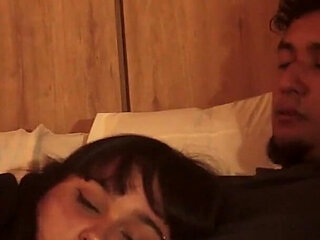 My Stepsister Swallows My Penis After Watching the Movie, They Almost Discovered Us