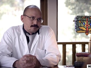 Creepy Doctor Spies on Blonde Patient Donny Sins and Vanessa Vega Fucking Passionately in Taboo Ex
